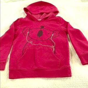 Cat & Jack girls size 7/8 hooded sweatshirt.